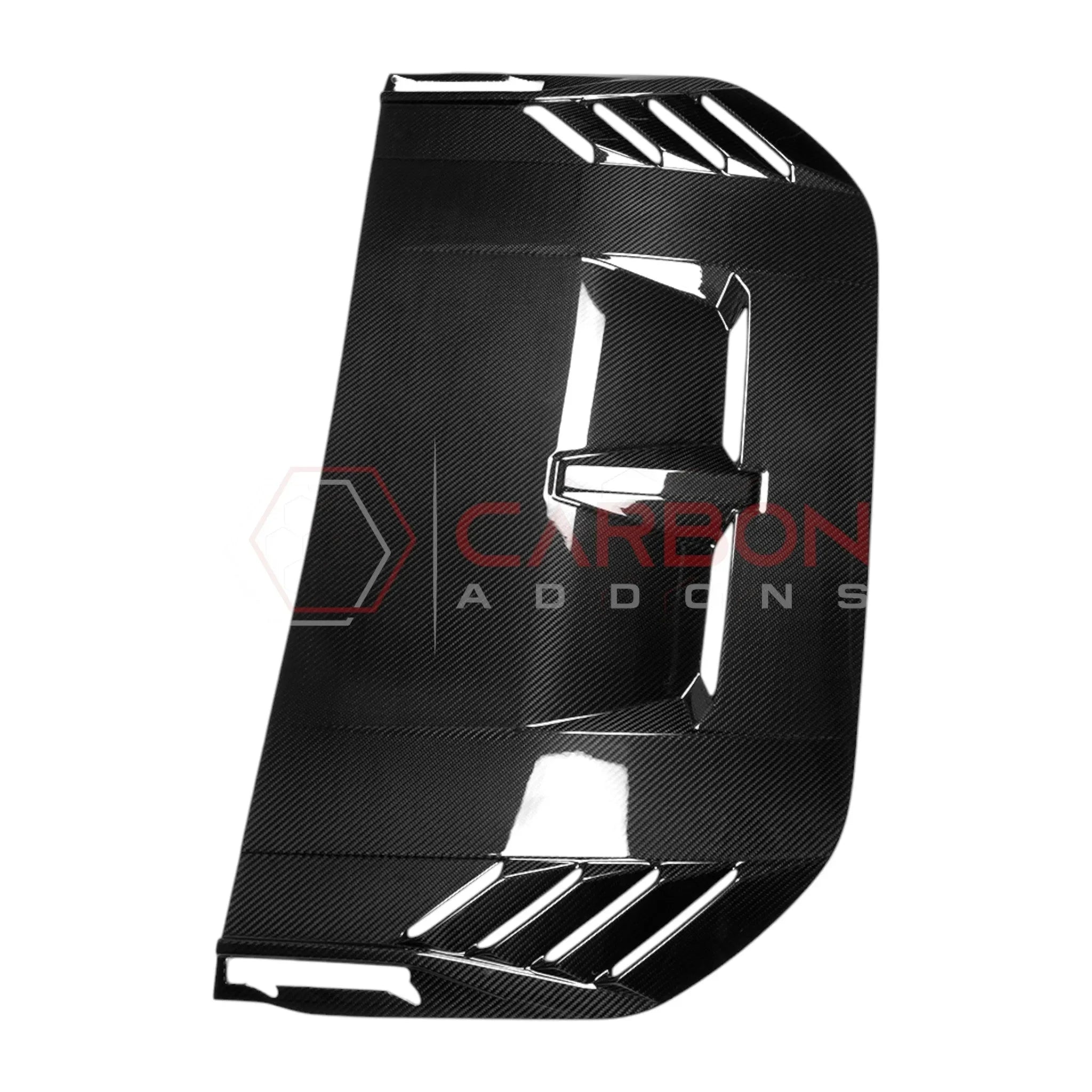 Real Carbon Fiber Hood Vent Trim Cover For 2021+ Bronco Raptor