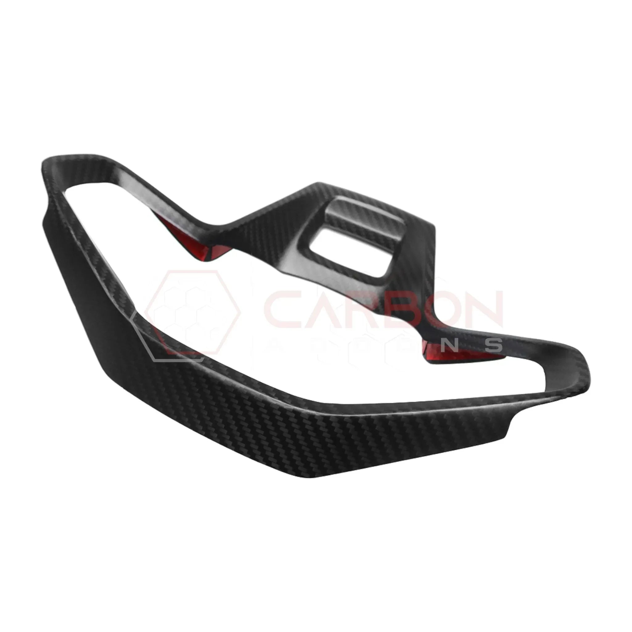 Real Carbon Fiber Steering Wheel Button Trim Cover For 2021+ Bronco