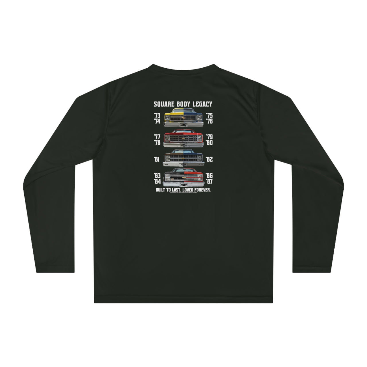 Chevrolet C10 Square Body Legacy Ultra‑Light Performance Long Sleeve Tee