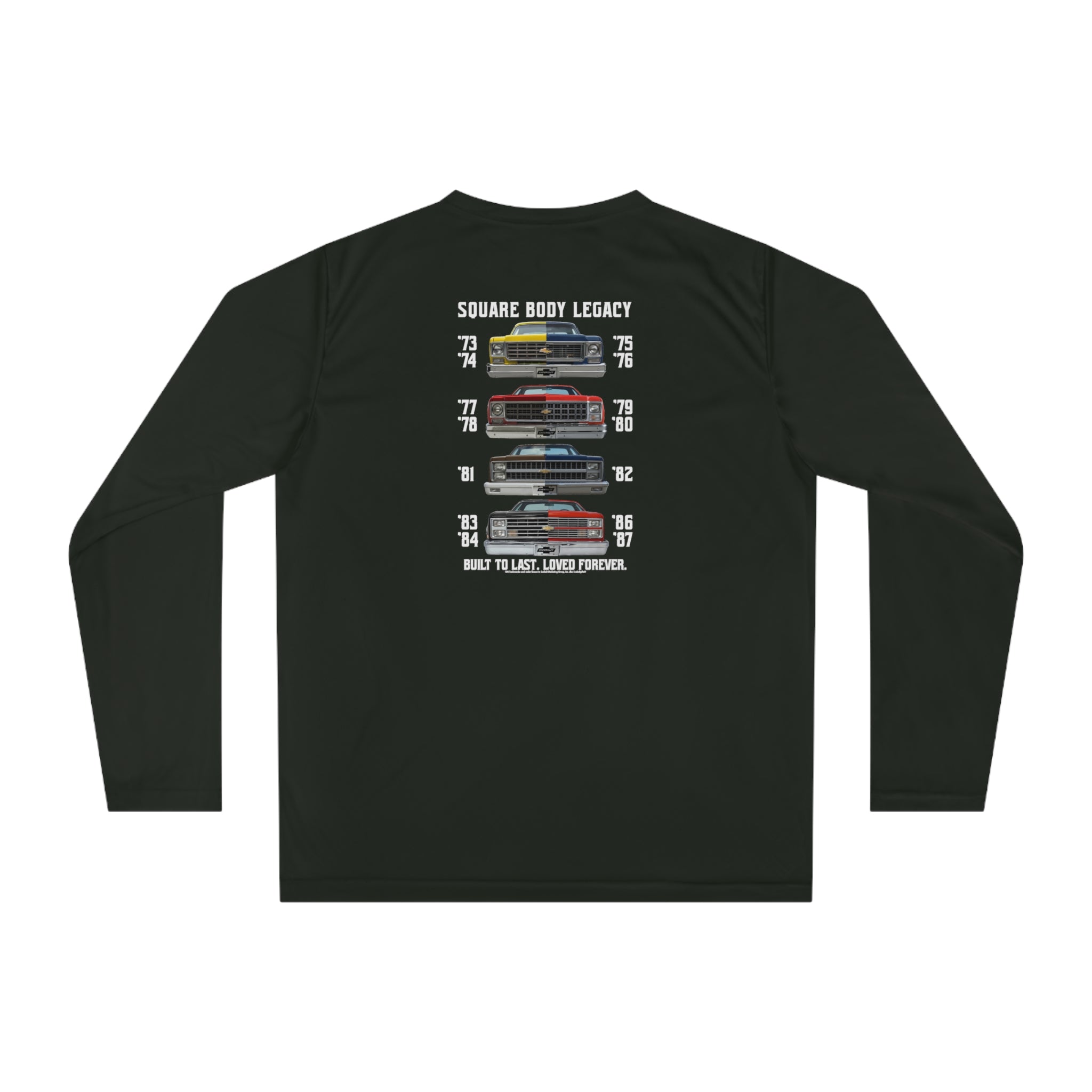 Chevrolet C10 Square Body Legacy Ultra‑Light Performance Long Sleeve Tee