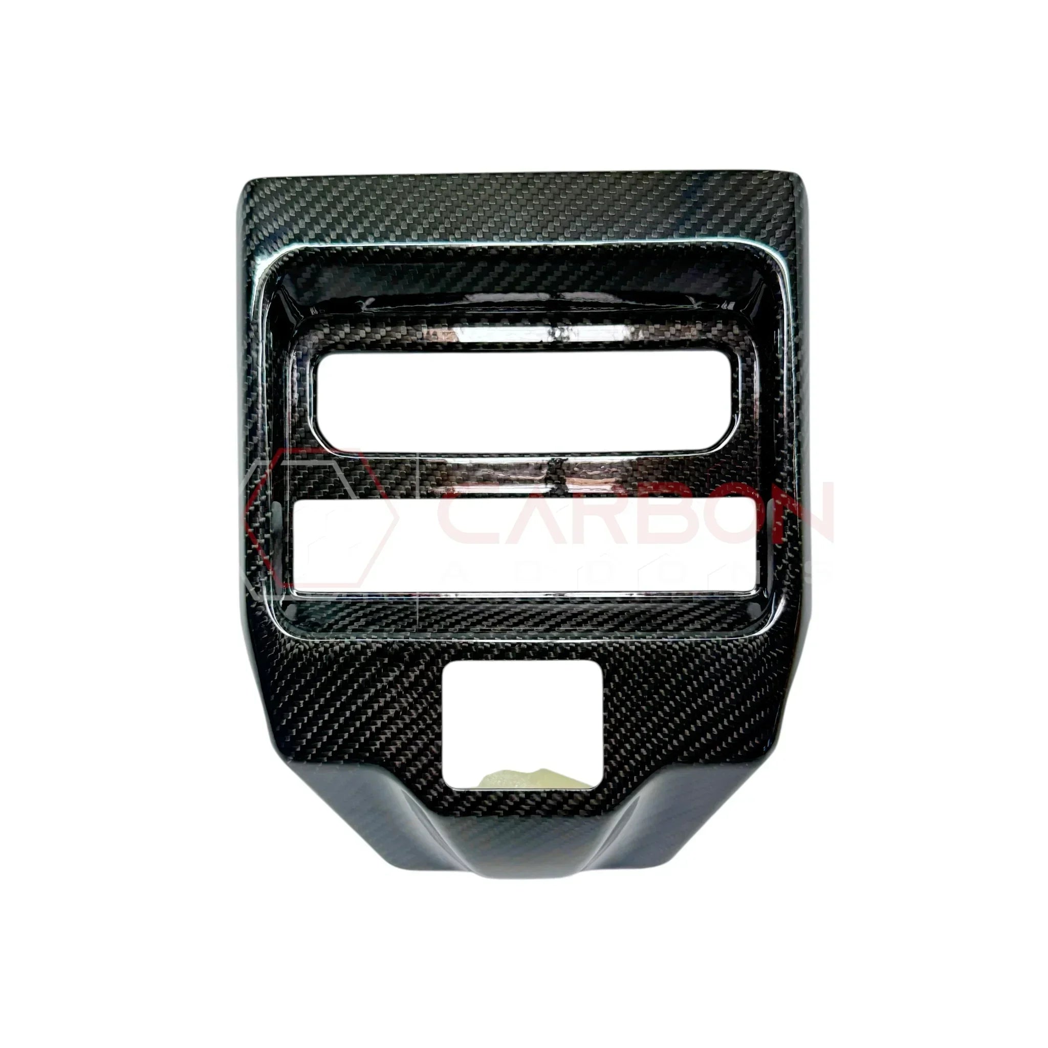 2019+ RAM 1500/TRX Interior Rear AC Vent Center Trim Real Carbon Fiber Cover