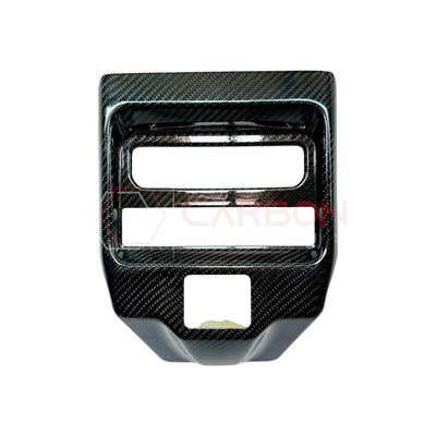 2019+ RAM 1500/TRX Interior Rear AC Vent Center Trim Real Carbon Fiber Cover