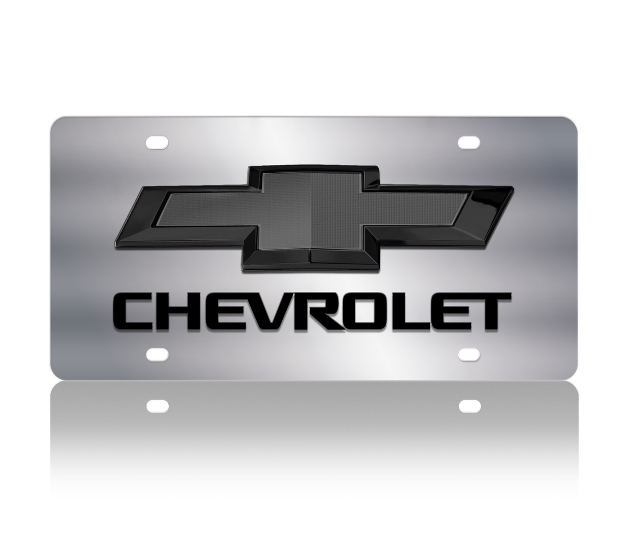 2019 Chevrolet Bowtie Stainless Steel License Plate