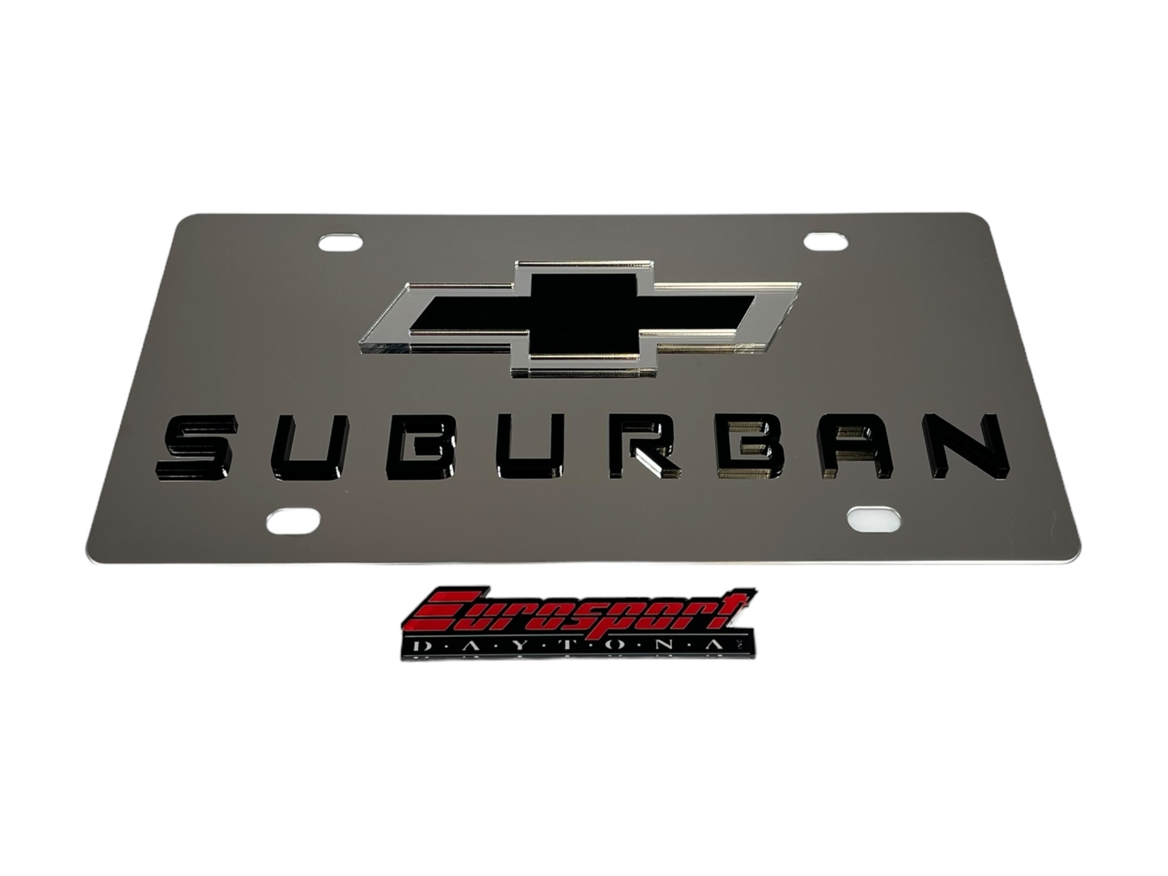 Chevrolet Suburban Stainless Steel License Plate