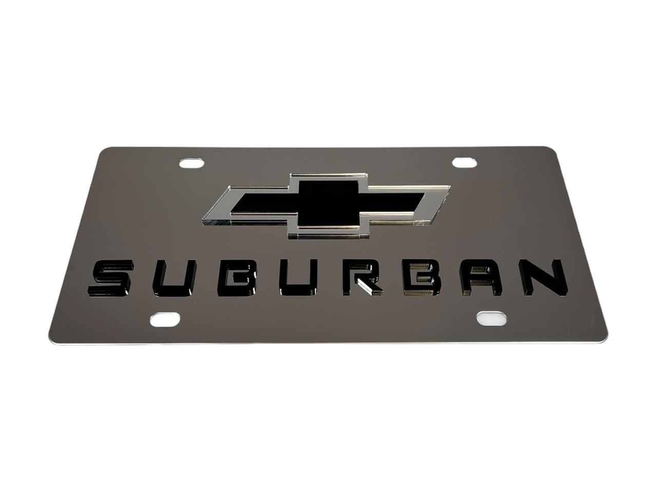 Chevrolet Suburban Stainless Steel License Plate
