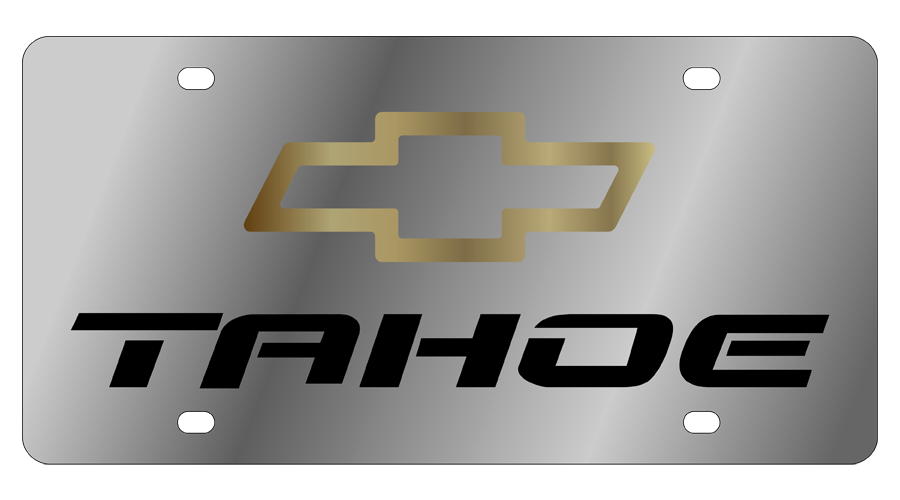 Chevrolet Tahoe Stainless Steel License Plate