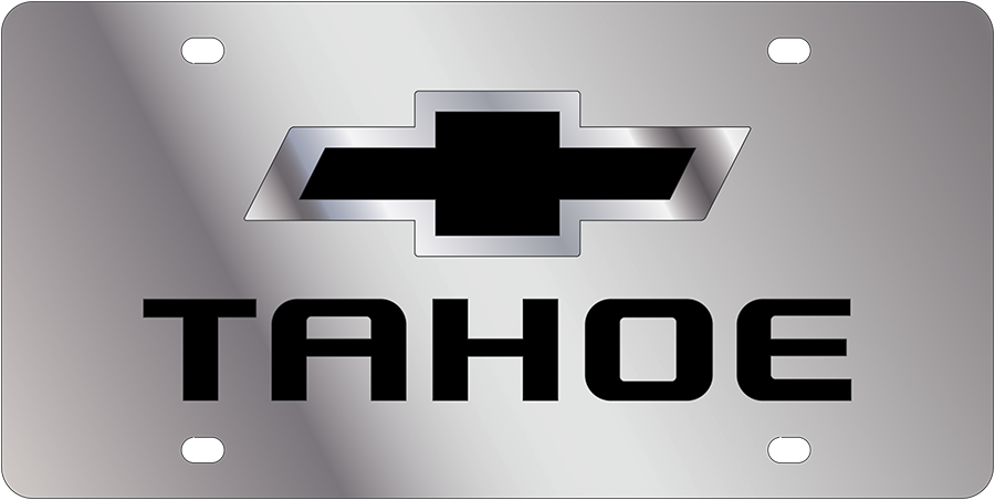 Chevrolet Tahoe Stainless Steel License Plate