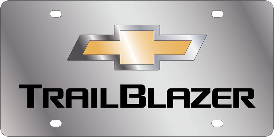 Chevrolet TrailBlazer Stainless Steel License Plate