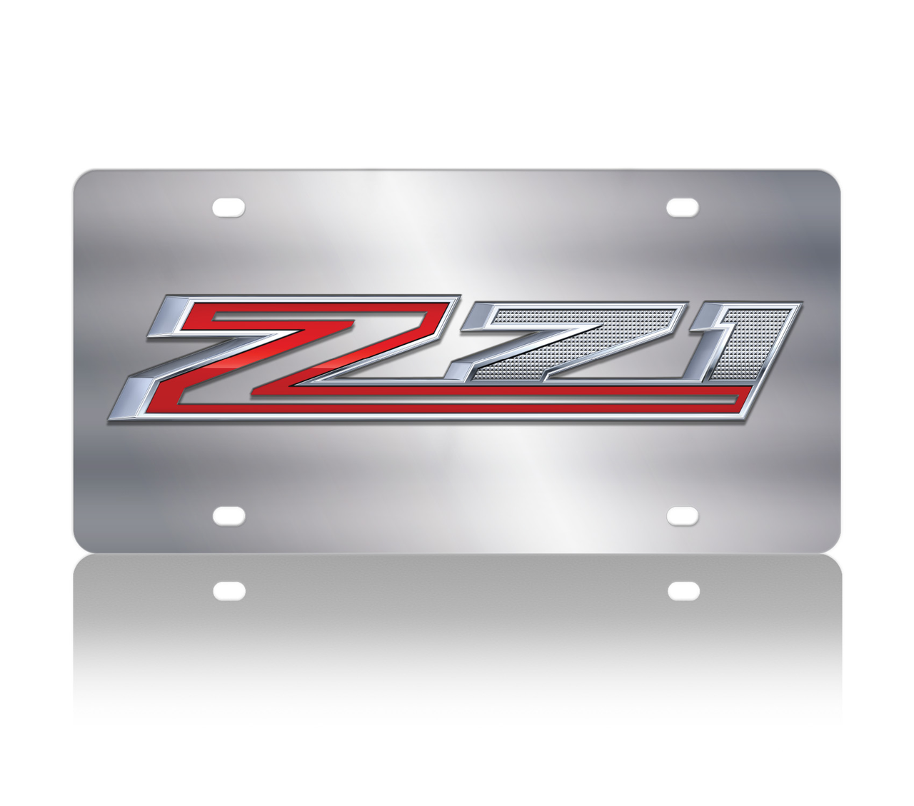 Chevrolet Z71 Stainless Steel License Plate
