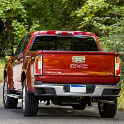2014-2018 Chevrolet Silverado 1500, 14-20 Chevrolet Colorado, 14-18 GMC Sierra 1500, 15-19 GMC Canyon 2 PCS Chrome Tape-on Tailgate Handle Cover