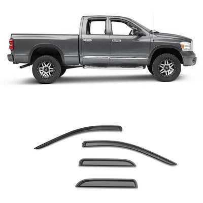 2009-2019 Dodge Ram 1500 Rain Guards Tape On | Black Horse Off Road - Image 1