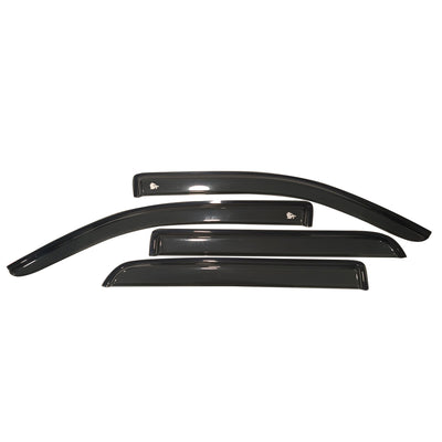 2009-2014 Ford F-150 Rain Guards Tape On | Black Horse Off Road - Image 1