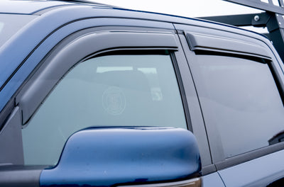 2004-2015 Nissan Titan Rain Guards Tape On | Black Horse Off Road - Image 2