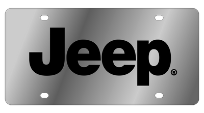 Jeep Stainless Steel License Plate