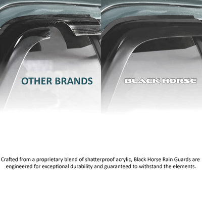 2023-2026 Chevrolet Colorado Rain Guards Tape On | Black Horse Off Road - Image 8