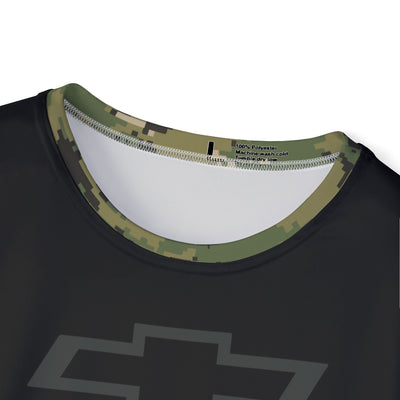 Personalized Chevy Trucks Bowtie Digital Camo Men's Sports Jersey Tee