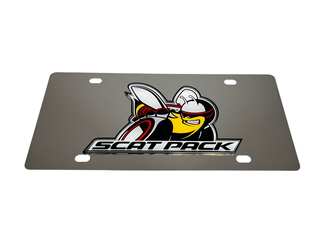 Dodge Scat Pack Stainless Steel License Plate