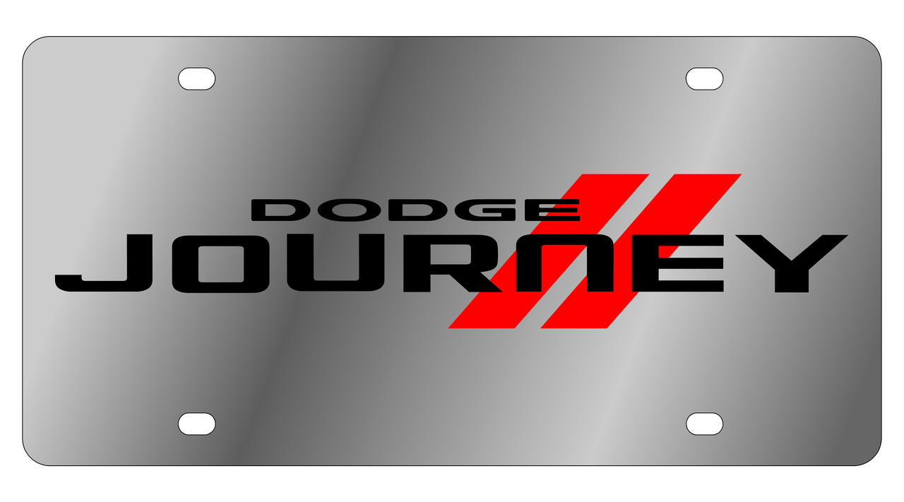 2009 Dodge Journey Stainless Steel License Plate