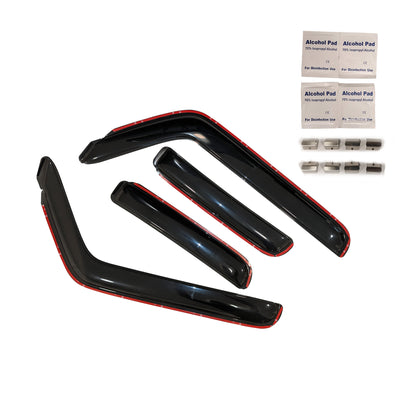 2009-2024 Dodge Ram 1500 Rain Guards In Channel | Black Horse Off Road - Image 6