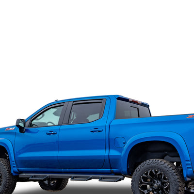 2009-2024 Dodge Ram 2500 Rain Guards In Channel | Black Horse Off Road - Image 2