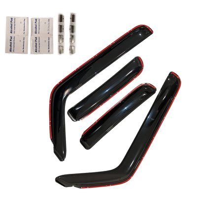 2016-2024 Nissan Titan Rain Guards In Channel | Black Horse Off Road - Image 9