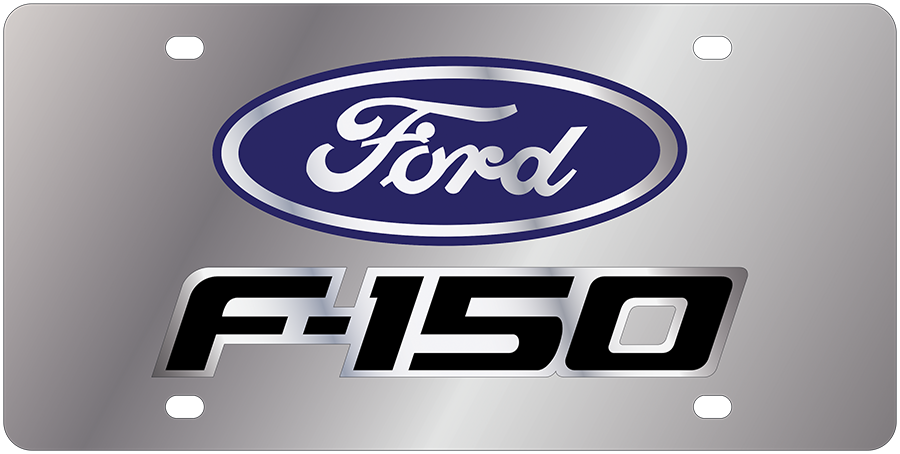 2009 Ford F-150 Stainless Steel License plate