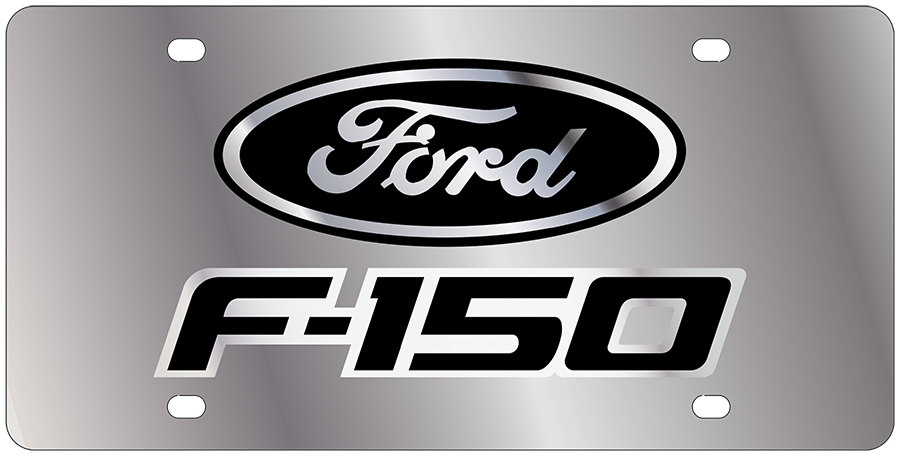 2009 Ford F-150 Stainless Steel License Plate