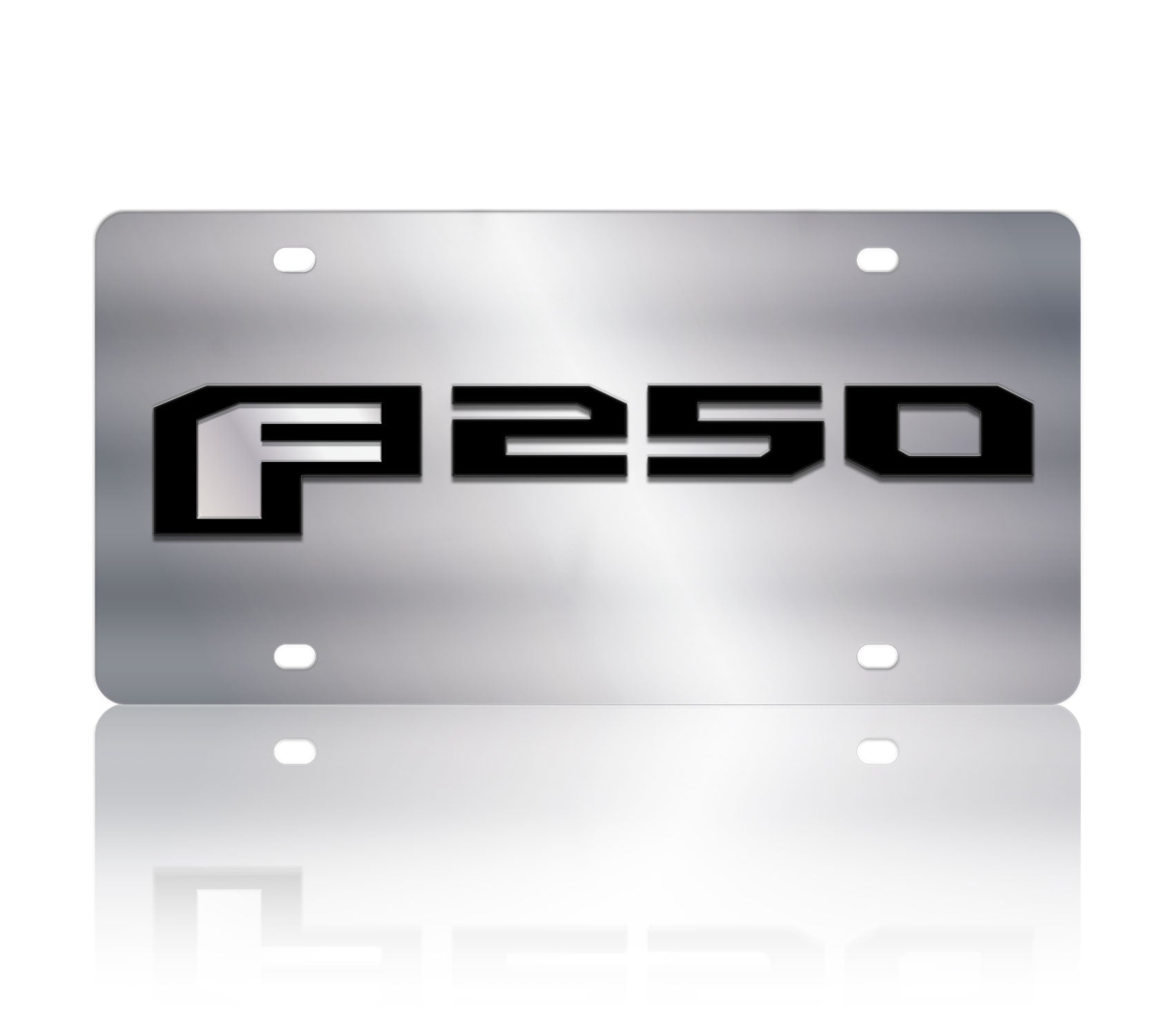 2017 Ford F-250 Stainless Steel License Plate