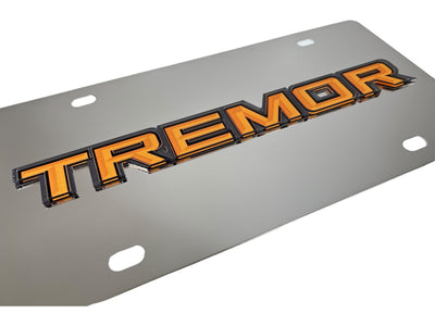 Ford Tremor Stainless Steel License Plate