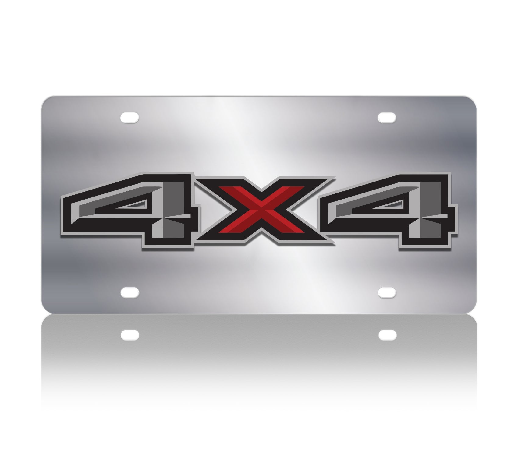 Ford 4X4 Stainless Steel License Plate
