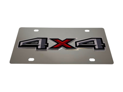 Ford 4X4 Stainless Steel License Plate