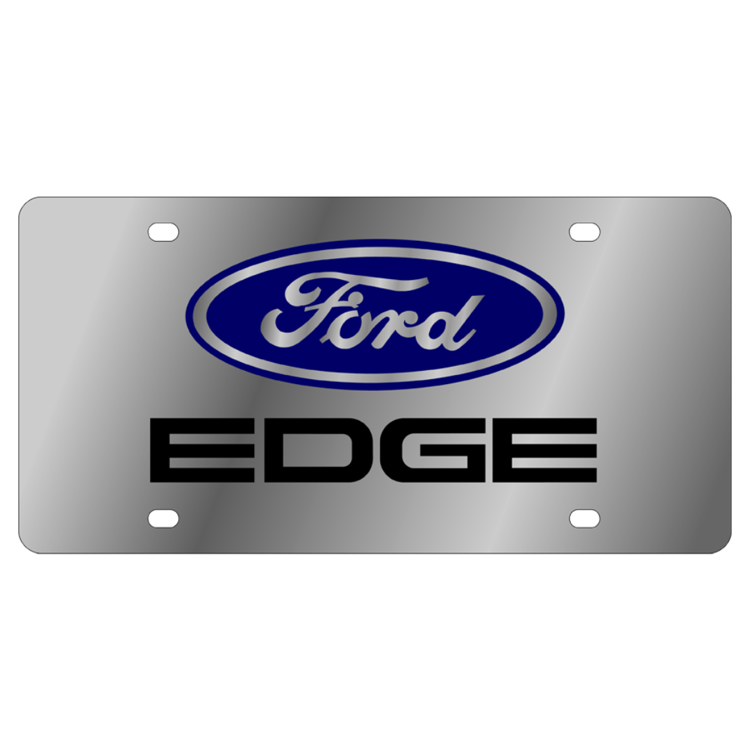 Ford Edge Stainless Steel License Plate