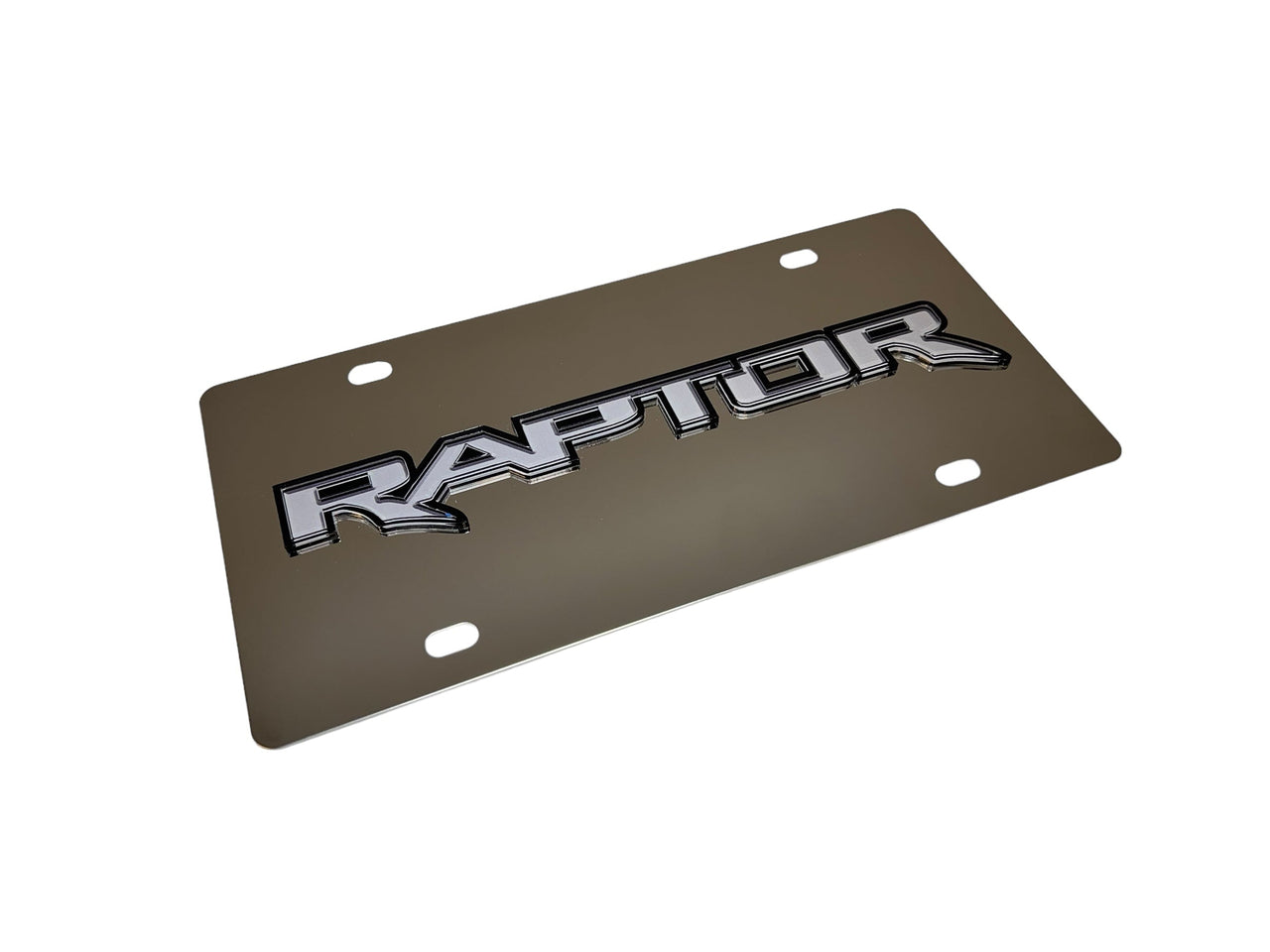 Ford Raptor Stainless Steel License Plate