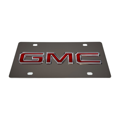 GMC Stainless Steel License Plate