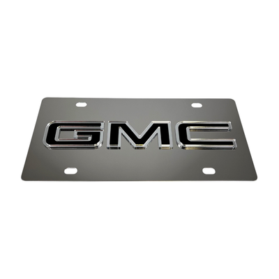 GMC Stainless Steel License Plate
