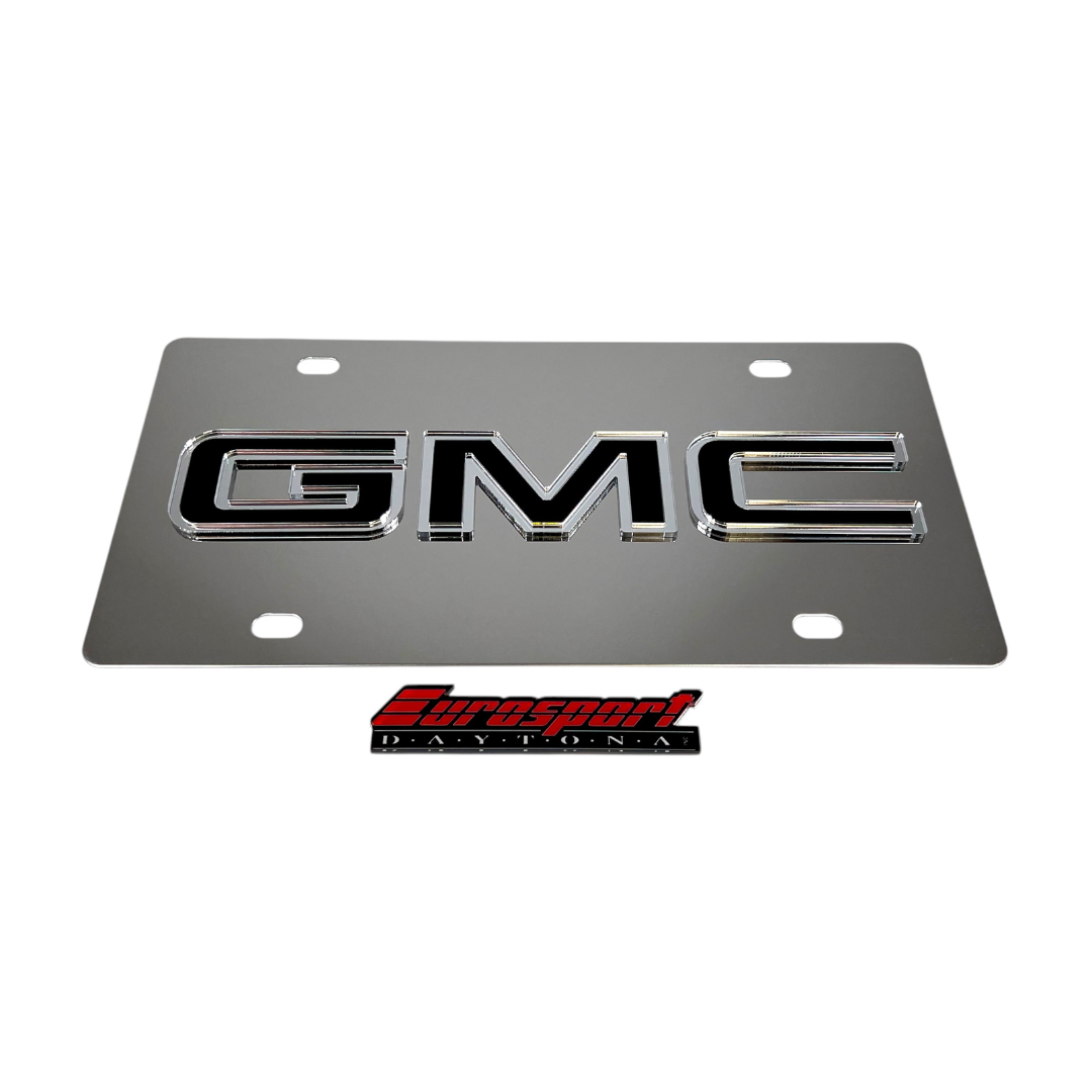 GMC Stainless Steel License Plate