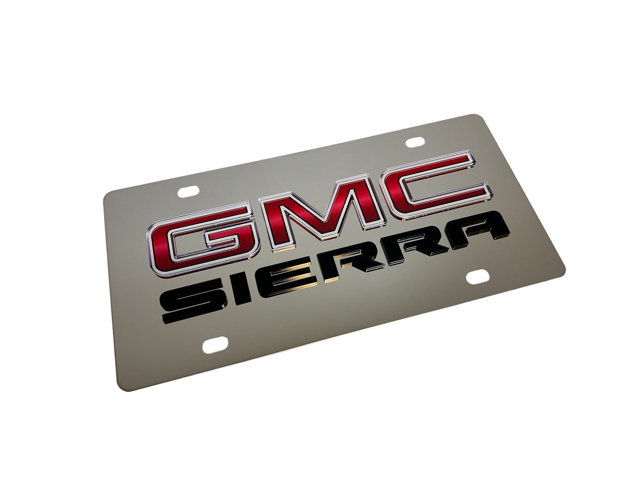 GMC Sierra Stainless Steel License Plate