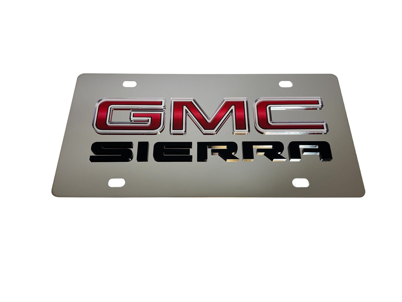 GMC Sierra Stainless Steel License Plate