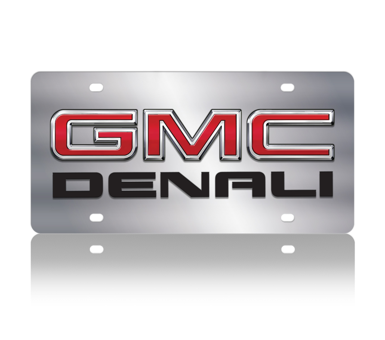 GMC Denali Stainless Steel License Plate