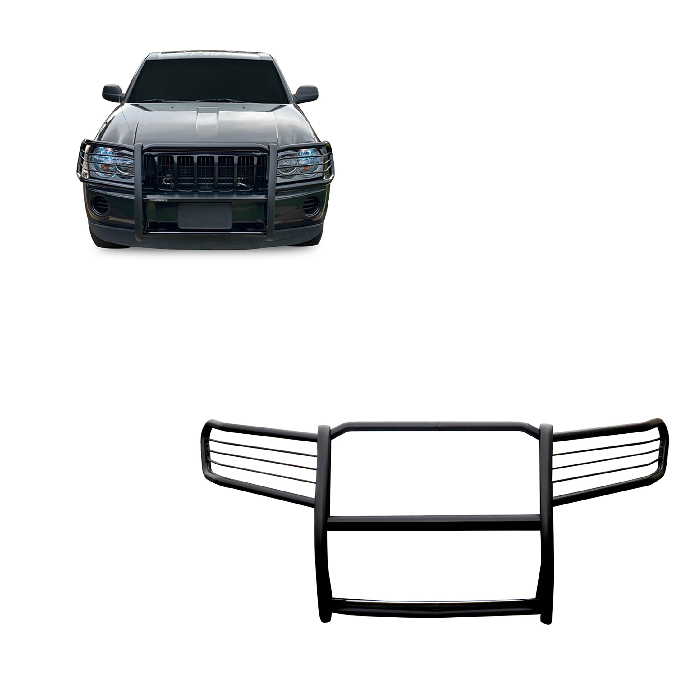 2005-2010 Jeep Grand Cherokee Grille Guard Modular | Black Horse Off Road - Image 1