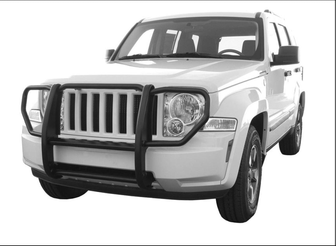 2008-2012 Jeep Liberty Grille Guard 1-Piece | Black Horse Off Road - Image 3