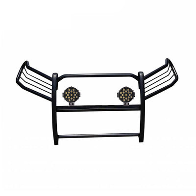 2006-2018 Toyota Rav4 Grille Guard Kit Modular Incl. pair of 7.0"Dia.  LED  Lights w/ Black Trim Rings w/ Wiring Harness and Switch | Black Horse Off Road - Image 5