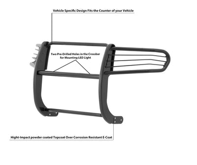 2006-2014 Honda Ridgeline Grille Guard Modular | Black Horse Off Road - Image 8