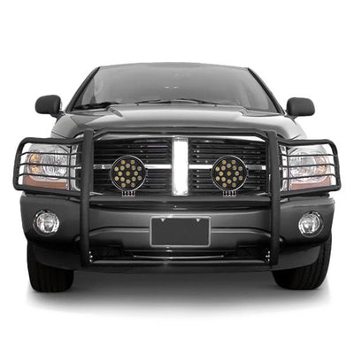 2003-2005 Dodge Ram Ram 1500 Grille Guard Kit Modular Incl. pair of 7.0"Dia.  LED  Lights w/ Black Trim Rings w/ Wiring Harness and Switch | Black Horse Off Road - Image 5