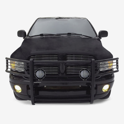 2003-2005 Dodge Ram Ram 1500 Grille Guard Kit Modular Pair  of 5.3" Dia. LED Flood Lights w/ Black Trim Rings Wiring Harness  and Switch | Black Horse Off Road - Image 8