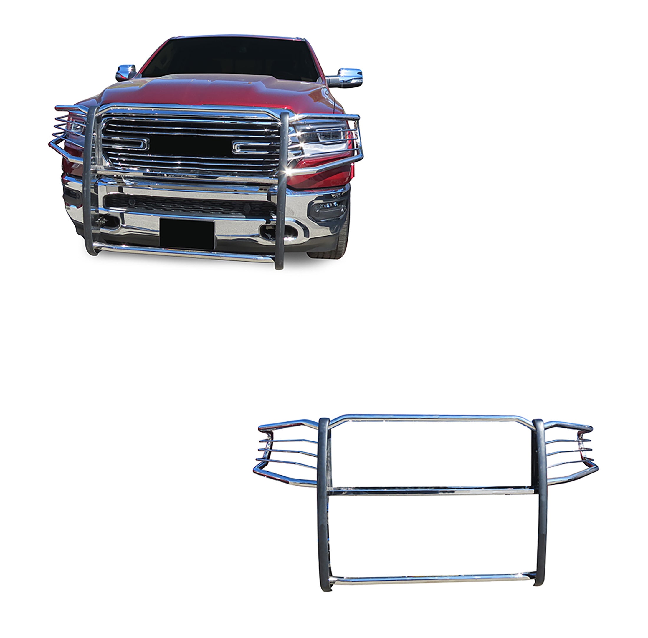 2019-2025 Dodge Ram 1500 Grille Guard Modular | Black Horse Off Road - Image 1