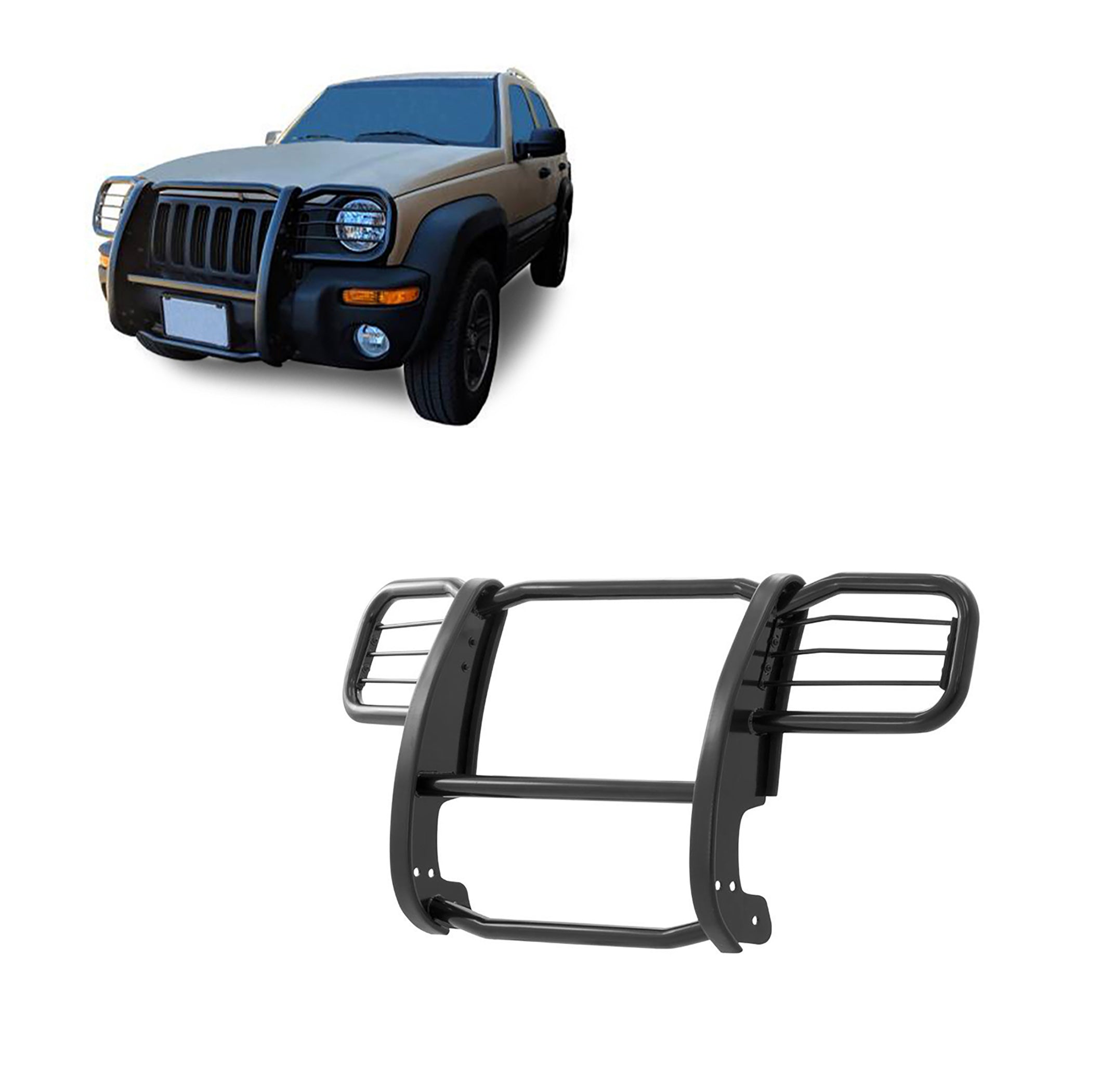 2002-2007 Jeep Liberty Grille Guard Modular | Black Horse Off Road - Image 1
