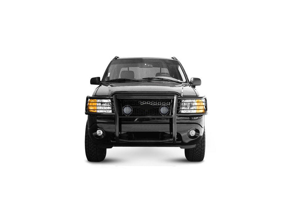 2002-2005 Ford Explorer Grille Guard Kit Modular Pair  of 5.3" Dia. LED Flood Lights w/ Black Trim Rings Wiring Harness  and Switch | Black Horse Off Road - Image 5
