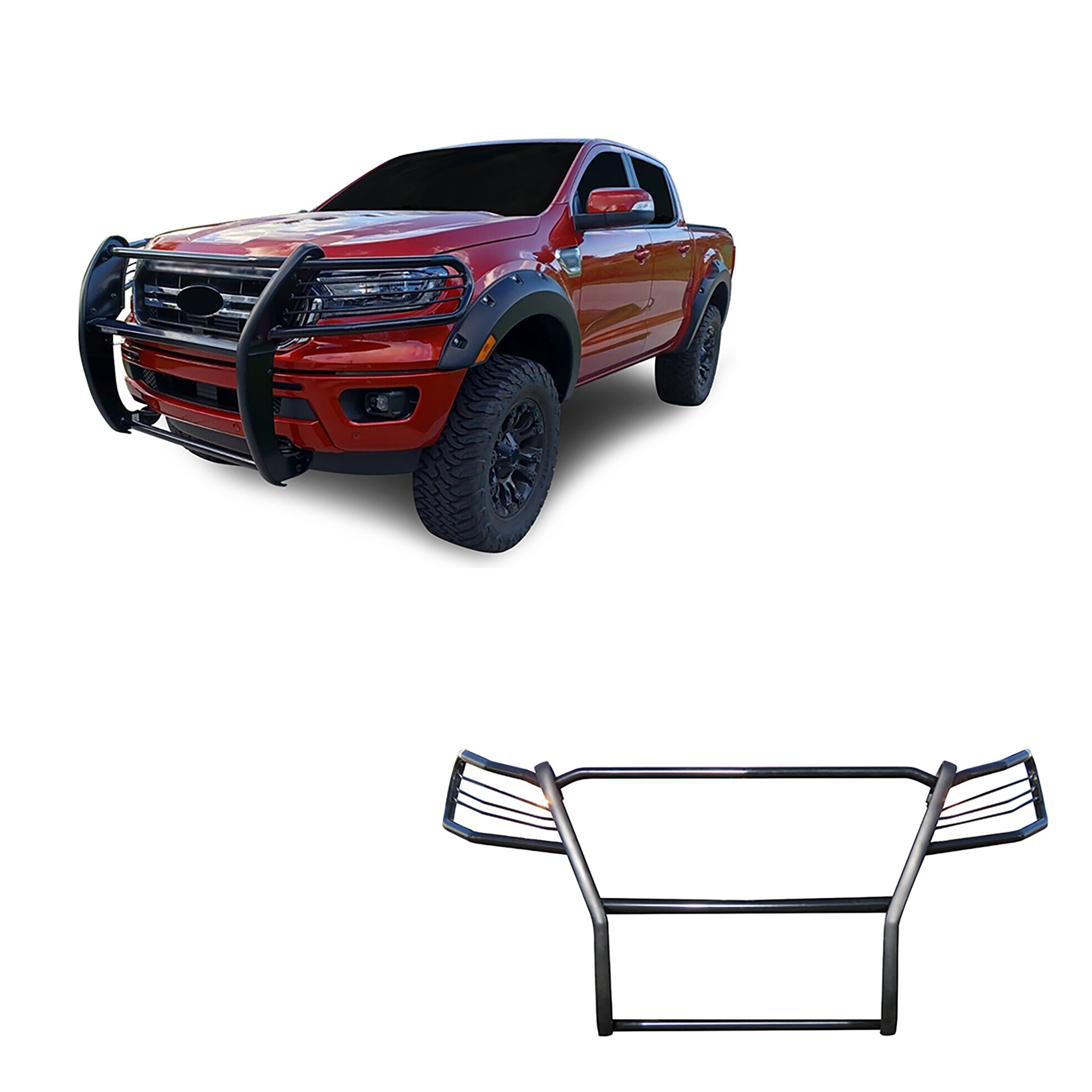 2019-2023 Ford Ranger Grille Guard Modular | Black Horse Off Road - Image 1