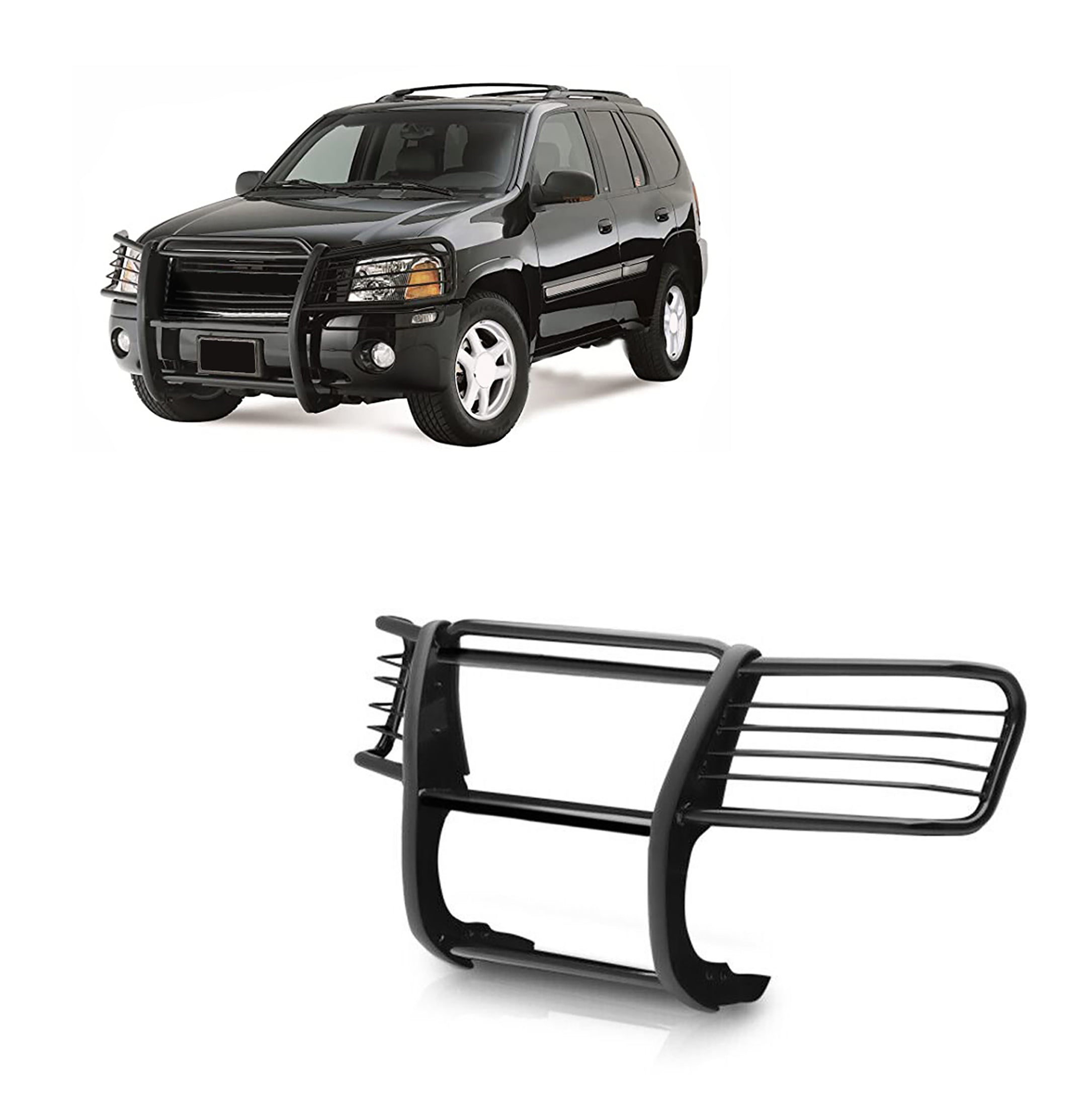 2002-2006 Gmc Envoy Grille Guard Modular | Black Horse Off Road - Image 1